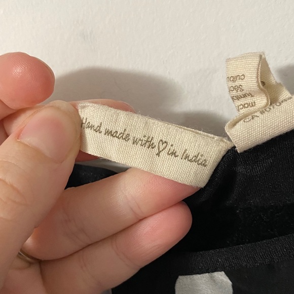 Japna Black & White Polka Dot Dress MEDIUM - Picture 7 of 8